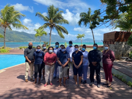 Minister of Employment, Immigration and Civil Status visits Anonyme Island