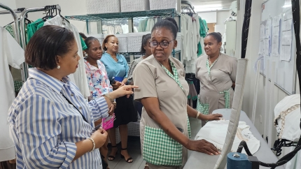 Minister Patricia Francourt visits Cheval Blanc Seychelles and DoubleTree by Hilton Seychelles - Allamanda Resort and Spa